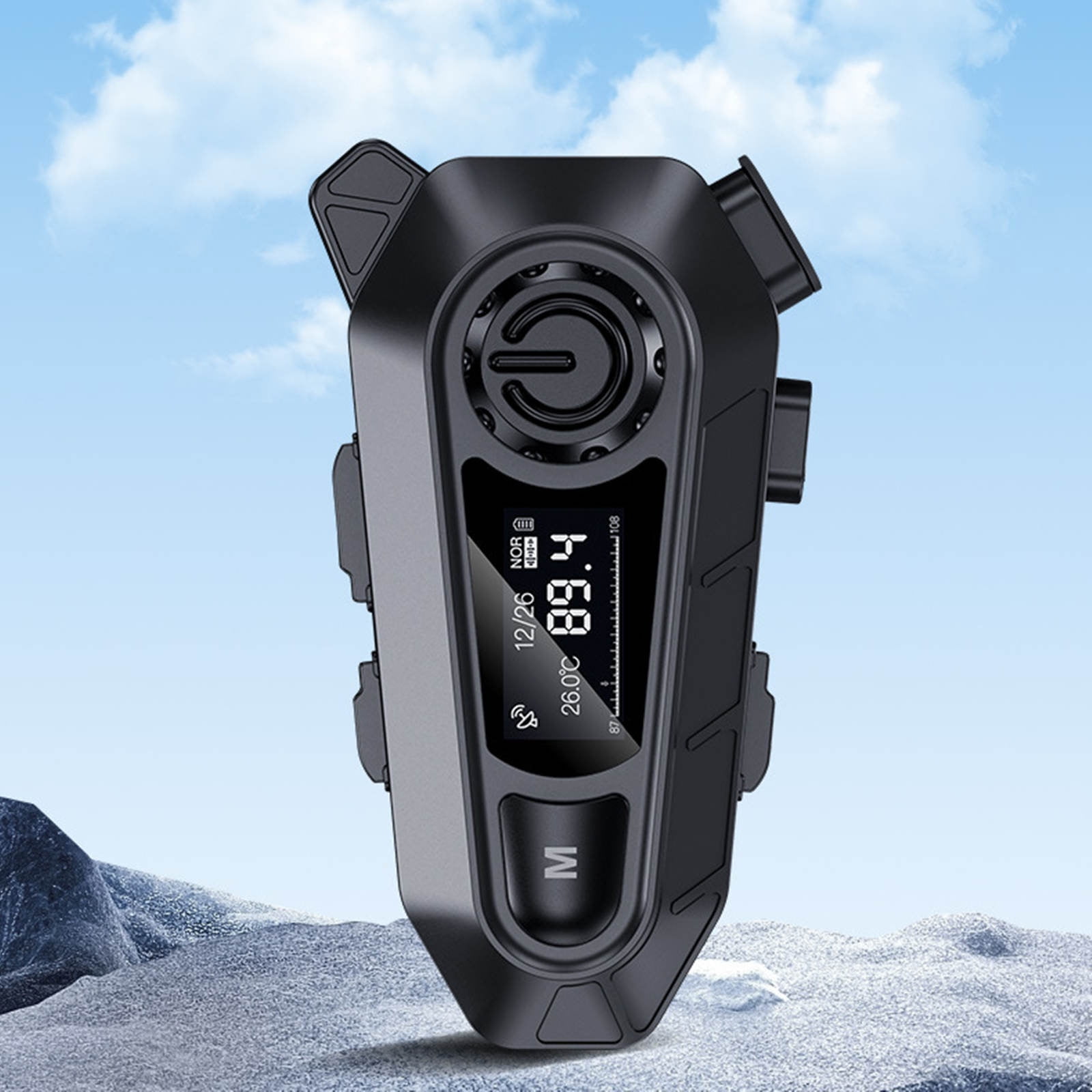 ARCADORA Bluetooth Helmet Earphones, Black ABS 40mm Speaker, Bluetooth 5.4 15m for Motorcycle Riders Long-Distance Trips