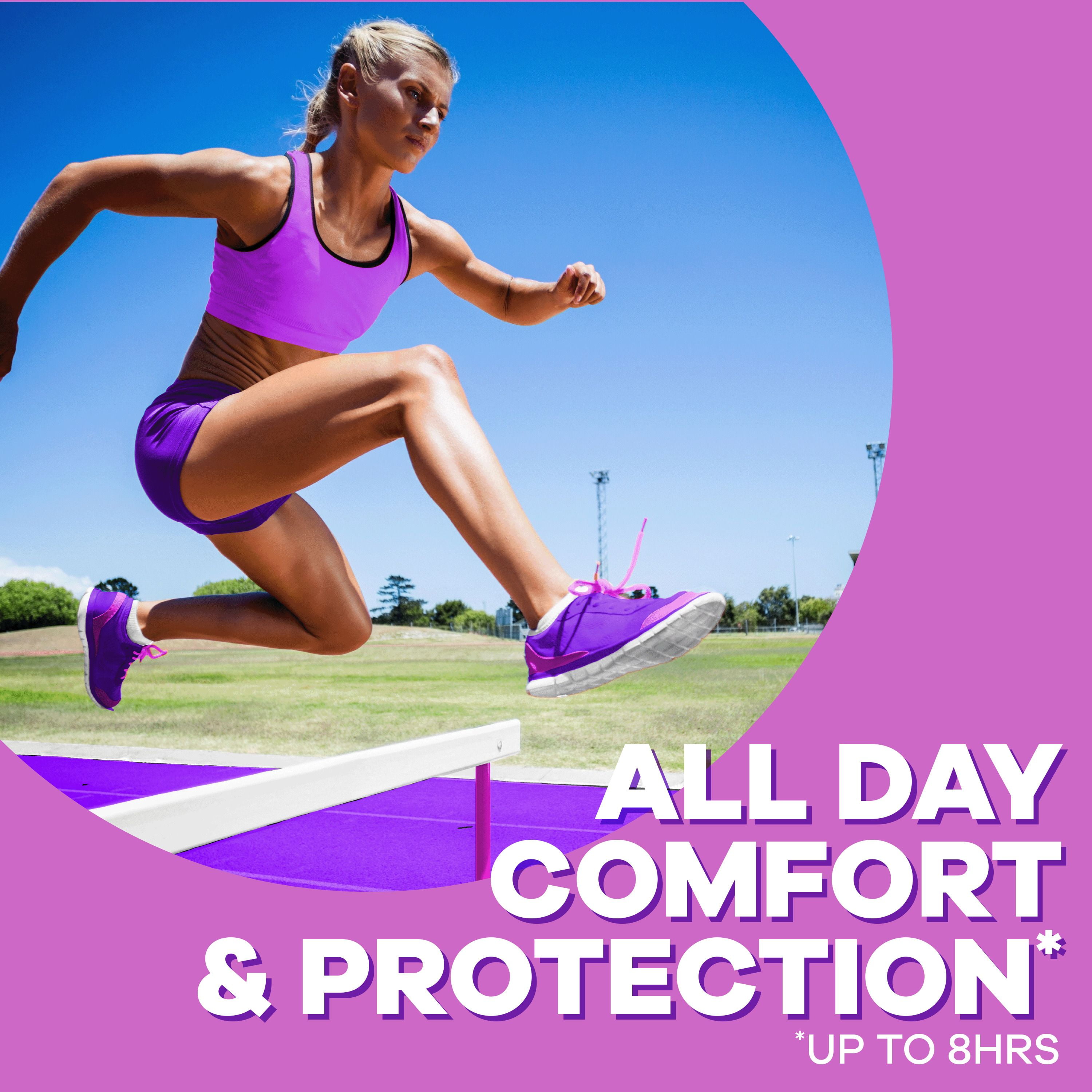 Tampons Tampax Radiant, avec tresse anti-fuites LeakGuard, degrés d’absorption régulier/super, emballage multiple, non parfumés, 28tampons 28 tampons