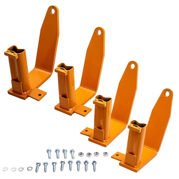 Universal Stake Pocket Camper Tie Down - Full Size Pickup Truck Tie-Downs, Adjustable Tabs for Secure Camping Loads, Up to 8 Camper Size, Durable Design