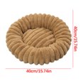 thumbnail image 3 of Calming Donut Dog Bed Small Round Cuddler Washable Anti-Anxiety Sleeping Cushion for Dogs & Cats 40cm, 3 of 7