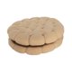 thumbnail image 3 of Cojín con forma de galleta, cojín de suelo, decoración decorativa, cojín moderno para silla marrón claro, 3 of 9