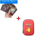 thumbnail image 1 of Cartas doradas de Pokémon francés, tarjetas metálicas, Charizard, Vmax, Gx, en español, inglés, lámina dorada, 55 Unidades Fivean unisex, 1 of 2