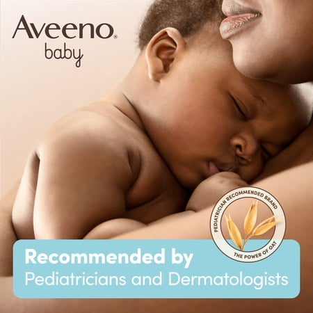 Aveeno Baby All Over Baby Wipes For Sensitive Skin with Oat and Aloe, Alcohol Free & Unscented, 64 Ct