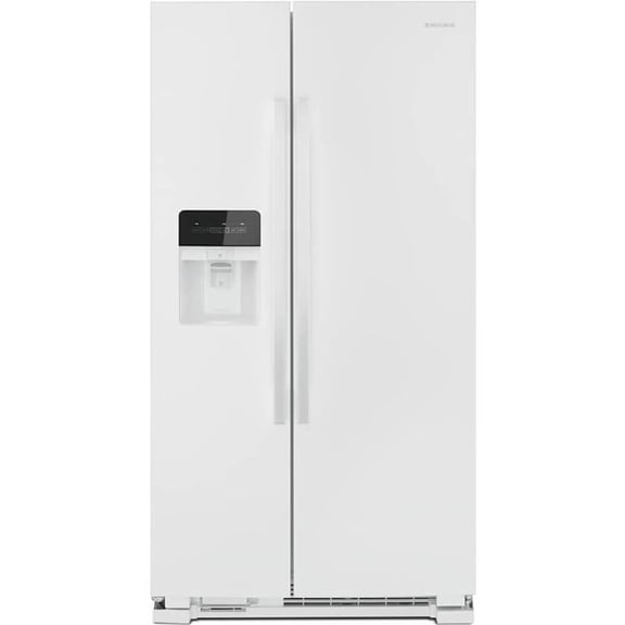 Amana ASI2575GRW 25 Cu. Ft. White Side-by-Side Refrigerator