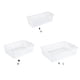 thumbnail image 5 of Bewildely Caja de almacenamiento de plástico de gran capacidad para satisfacer las necesidades del hogar Caja de almacenamiento ahuecada de Type2 NO2, 5 of 6