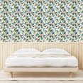 thumbnail image 4 of Ambesonne Birds Peel & Stick Wallpaper for Home, Flying Swallow Silhouettes, 13"x100", Petrol Blue Almond and Peach, 4 of 6