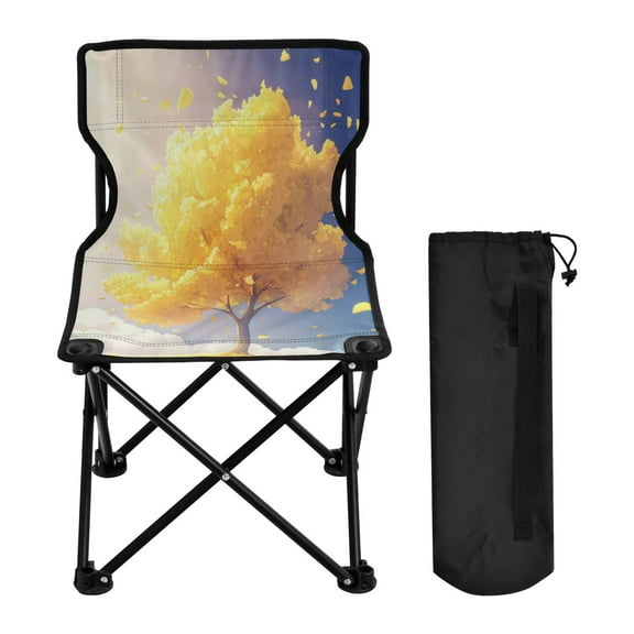 BZSMCE Camping Chairs Modern Sunny Solitude Pattern Folding chair