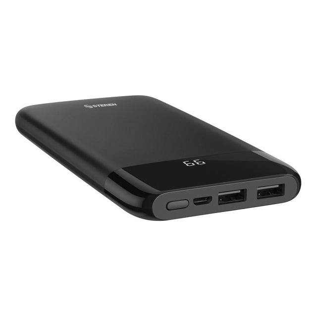 Power Bank Steren 8000 Mah 2 Salidas Usb Display MOV-1085