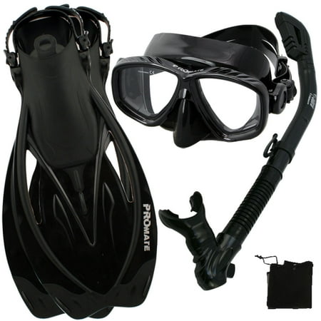 - Snorkel Fins Mask Set for Snorkeling Scuba Diving, AB-SM