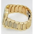 thumbnail image 2 of 51mm Montres Carlo Luxury Men's Embellished Stones Quartz Fashion Wrist Watch (Gold/Black), 2 of 4