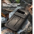 thumbnail image 6 of Dexnor for Google Pixel 10/10 Pro Case with Slide Camera Cover & 2 Front Frames & Built-in Screen Protector & Heavy-duty Kickstand, Full-body Shockproof Protective Cover Rugged Bumper Covers, Black, 6 of 7