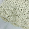 thumbnail image 6 of CoCopeaunts Beanie Hat for Women Four Season Solid Color Warm Knitted Hats Casual All-Match Ruffle Brim Shade Fishermen Cap, 6 of 8