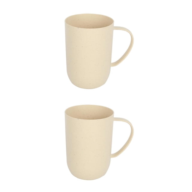 Taza de trigo Toystoory Accesorios de baño Beige 2Conjunto