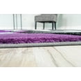 thumbnail image 5 of Planet Rugs Premium 3D Thick Abstract Indoor Area Rug 2305 Purple 2'7''x4', 5 of 8