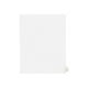 Avery Style - Séparateur - Pré-Imprimé: 50 - à Onglets - Blanc (pack de 25) – image 1 sur 4