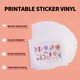 thumbnail image 2 of Papel adhesivo de vinilo imprimible HTVRONT, 70 hojas, 100 g, A4, 2 of 6