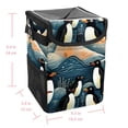 thumbnail image 5 of Penguin Foldable Car Trash Can with Lid, Leak-proof Mini Trash Can Hanging Storage Bag- Car Trash Bin for, 5 of 6