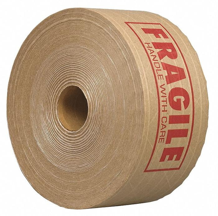10/Case Kraft Tape Logic #7200 Reinforced Water Activated Tape 72mm x 450
