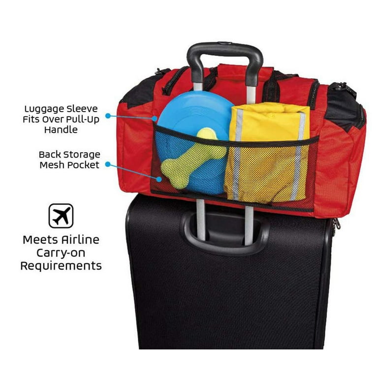 Mobile Dog Gear Ultimate Week Away Duffle Red Walmart