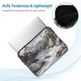 thumbnail image 2 of FORMRS 13-13.3 inch Laptop Sleeve Case Soft Carrying Quilted Computer Bag Cover, River and Mountains, 2 of 7