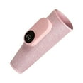 thumbnail image 1 of ZheElen Leg Massager With Heated 3 Modes Intensities Skin-friendly Linen Fabric Convenient And Stable Pink one English 1Set, 1 of 6