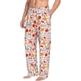 thumbnail image 2 of Daiia Hello Autumn Maple Leaf Men's Sleep Pant with Pockets and Drawstring,Pajama Pants-X-Large, 2 of 9