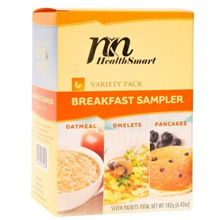 HealthSmart - High Protein Breakfast Sampler - Variety Pack - Low Calorie - Low Carb - Low Sugar - (Best Low Calorie Breakfast)