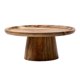 thumbnail image 2 of Soporte para pie de tarta de bandeja alta con pedestal de madera de 2 piezas, 2 of 10