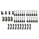 thumbnail image 4 of Kit de ojos de almohadilla para kayak perfecl tornillos de acero inoxidable 10 ojales 4 ganchos en J, 4 of 6