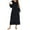 Black, variant on Womens Flannel Robe Zipper Front Full Length Bathrobe Winter Warm Housecoat Sleepwear for Cold Weather ZDNIXIAN Women Kimono Robes Full Length Knit Bathrobe