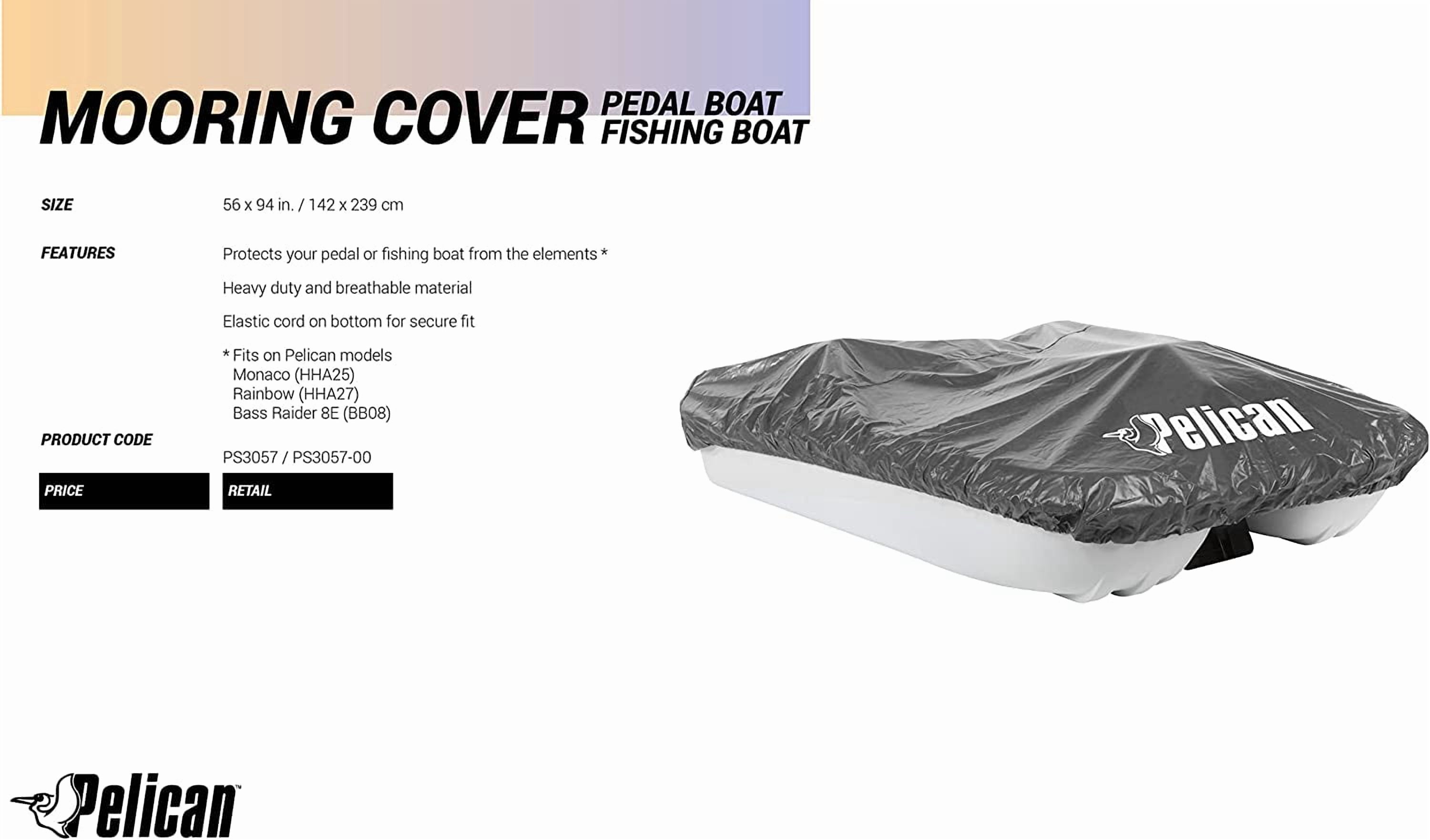 Pelican Other 420D Polyester with a layer of PVC Pedal Boat Mooring Cover
