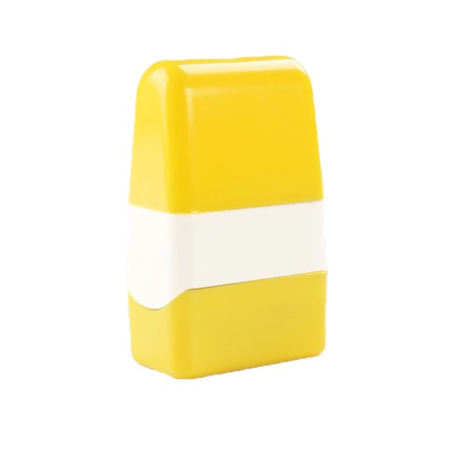 Xihbxyly Rodillo de Protección de Identidad, Diseño de Cobertura Ilegible, Fácil de Usar con Un Solo Tirón, Tinta Recargable, Protege Información Confidencial En Facturas, Tarjetas de Crédito y Corre