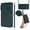 Darkblue, variant on Premium Multifunctional Embossed Wallet Case for iPhone Air, with Crossbody & Wrist Strap, Card / Cash / Zipper Pockets, Magnetic Clasp Kickstand Stylish  PU Leather Cover, Black