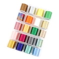thumbnail image 3 of Hilos de bordar de poliéster de 20 piezas, 300 metros, 20 colores, kit para máquina de coser, accesorios, 3 of 14