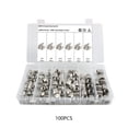 thumbnail image 2 of Kenally Unids/caja 100, tuerca de coche de acero inoxidable, Kits de tornillos universales para vehículos y camiones, repuestos para automóviles, Vehículos, repuestos y accesorios Mis Kenally VI018642-00, 2 of 6