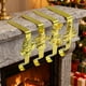 thumbnail image 4 of Ganchos para calcetines navideños | Ganchos decorativos para la repisa de la chimenea | Juego de 4 con almohadillas adhesivas | Ganchos de pared para colgar calcetines, coronas y adornos, 4 of 4