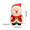 thumbnail image 3 of Christmas Santa Claus and Penguin Plush Doll Set with Holiday Hats Soft Stuffed Animal Toys for Home Decor Gift(Red), 3 of 6