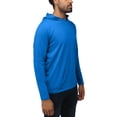 thumbnail image 3 of X RAY Men's Premium Cotton Long Sleeve Hooded T-Shirt, Soft Stretch Slim Fit Lightweight Tee for Men, 3 of 7