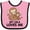 Pink and Black, variant on Inktastic My Lola Loves Me Boys or Girls Baby Bib