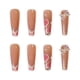 thumbnail image 1 of Polvo para uñas postizas, uñas postizas extra largas, uñas postizas de colores, 24 unidades, 1 of 5