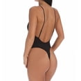 thumbnail image 4 of Women's Only Hearts 8288 Second Skins Thong Bodysuit (Black M), 4 of 4