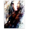 thumbnail image 2 of Femme et Cheval avec Aigle Volant - Impression sur Toile Collage, 2 of 3