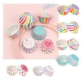thumbnail image 4 of 100Pcs Colorful Party Muffin Cup Rainbow Wrapper Baking Boxes Paper Cupcake Cake Mold 3, 4 of 8