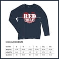 thumbnail image 7 of RED Friday Remember Everyone Deployed Women's Long Sleeve T-shirt Until They All Come Home Military US Flag American Patriot, 7 of 7