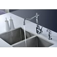 thumbnail image 4 of Locke Single-Handle Standard Kitchen Faucet with Side Sprayer in Polished Chrome, 4 of 4