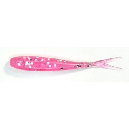 Appalachian Baits Split Tail Mountin Minnerz Ruby Slipperz 2 Soft-Sinking Fishing Bait Minnows Scented 15 count