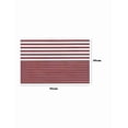 thumbnail image 4 of Mantel Xtellar Individual Lavable Antideslizante 8 Piezas Color Rojo Raya, 4 of 4