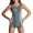 Grey, variant on Kiijoy Girls One-Piece Swimsuit Kids Athletic Surfing Suit Bathing Suit Swimwear, Sizes 5-14
