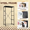 thumbnail image 4 of Animal Dresser for Bedroom with 4 Storage Drawers Dachshund Dog Pink Floral Design Dressers Chest of Drawers Steel Framed Fabric Closet Organizers for Nursery Entryway, 4 of 8