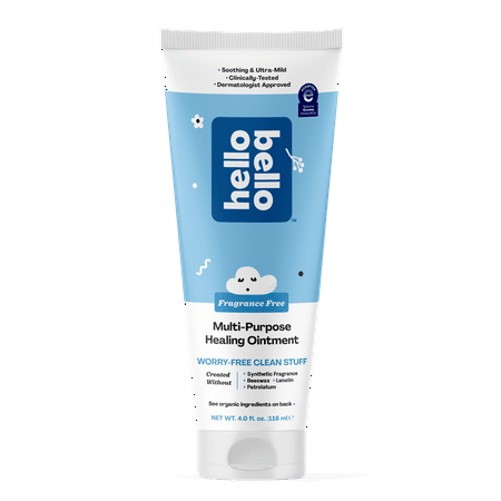 Hello Bello Natural Healing Ointment I Fragrance Free I 4 fl oz